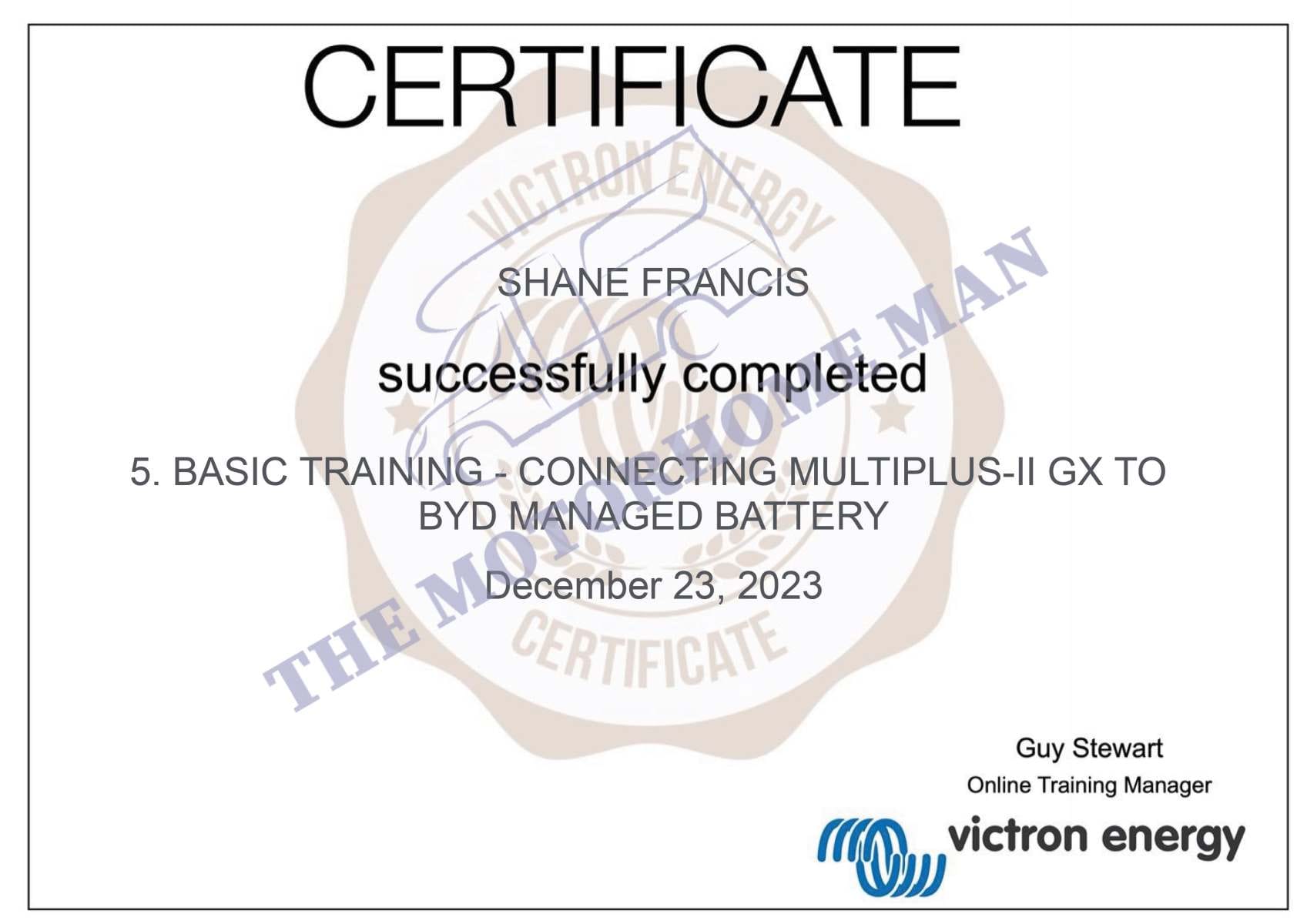 Certificate-byd